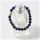 Lapis Lazuli armband met zilverkleurige Boeddhakraal - 1 - Thumbnail