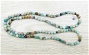 Amazoniet mala armband met Levensboom bedel - 2 - Thumbnail