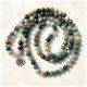 Agaat mala armband met Ohm bedel - 1 - Thumbnail