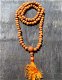 Gebedsmala armband van geslepen Rudraksha pitten - 0 - Thumbnail