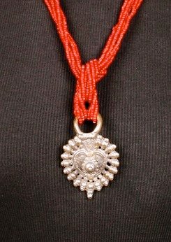 Gandhali ketting uit India met glaskralen - 2