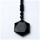 Zwarte Obsidiaan aan koord - 0 - Thumbnail