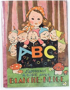 J’apprends à lire avec Blanche-Neige 1941 Sneeuwwitje ABC