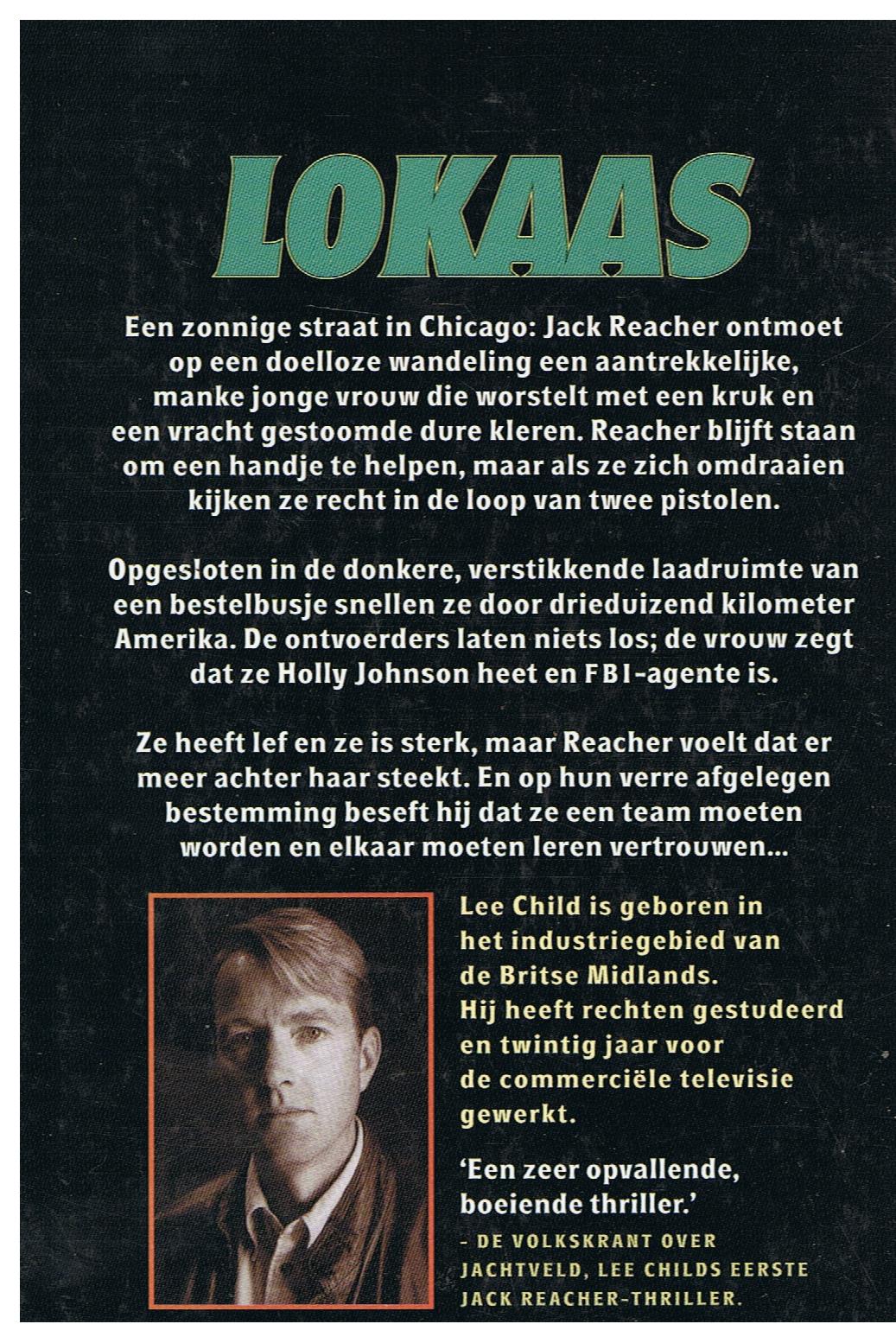 VERKOCHT Lee Child = Lokaas - Jack Reacher thriller - Afbeelding 2