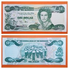 Bahamas  1 Dollar 2002 P-70 Unc  QII