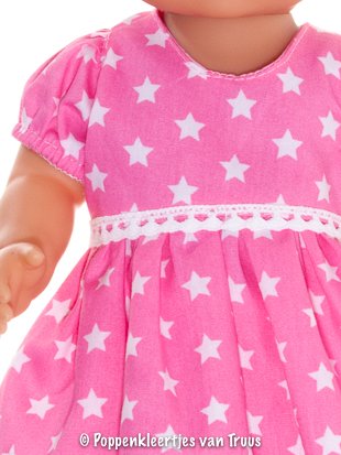 Baby Born Badpopje 32 cm Jurksetje roze/sterren - Afbeelding 2