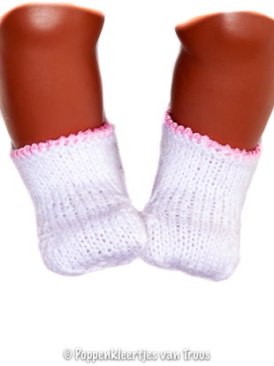 Annabel 46 cm Jurksetje roze/sterren - Afbeelding 5