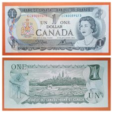 Canada 1 Dollar 1973  P85c  Unc    