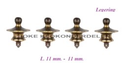 = 4 Klok tolletjes = gebruikt =42641