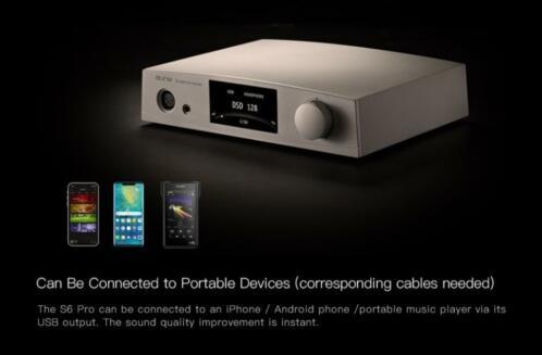 NEW! AUNE S6 pro 32/786K DSD512 DAC BALANCED HEADPHONE - Afbeelding 3