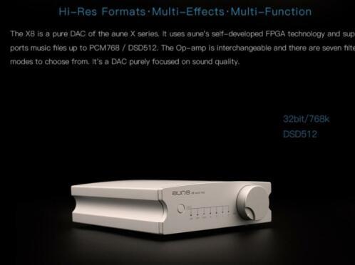 aune x8 magical dac 32/768k dsd512 opamp changeable! - nr. 1