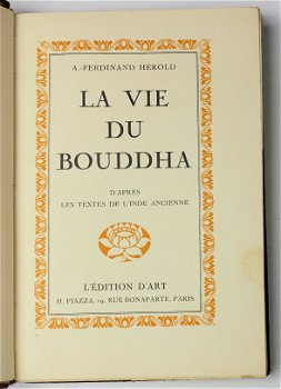 [Binding] La Vie du Bouddha 1923 Herold - Fraaie band - 2