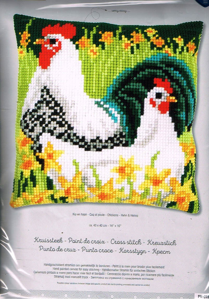 VERVACO BORDUURPAKKET KUSSEN, KIP en HAAN 06 - nr. 1