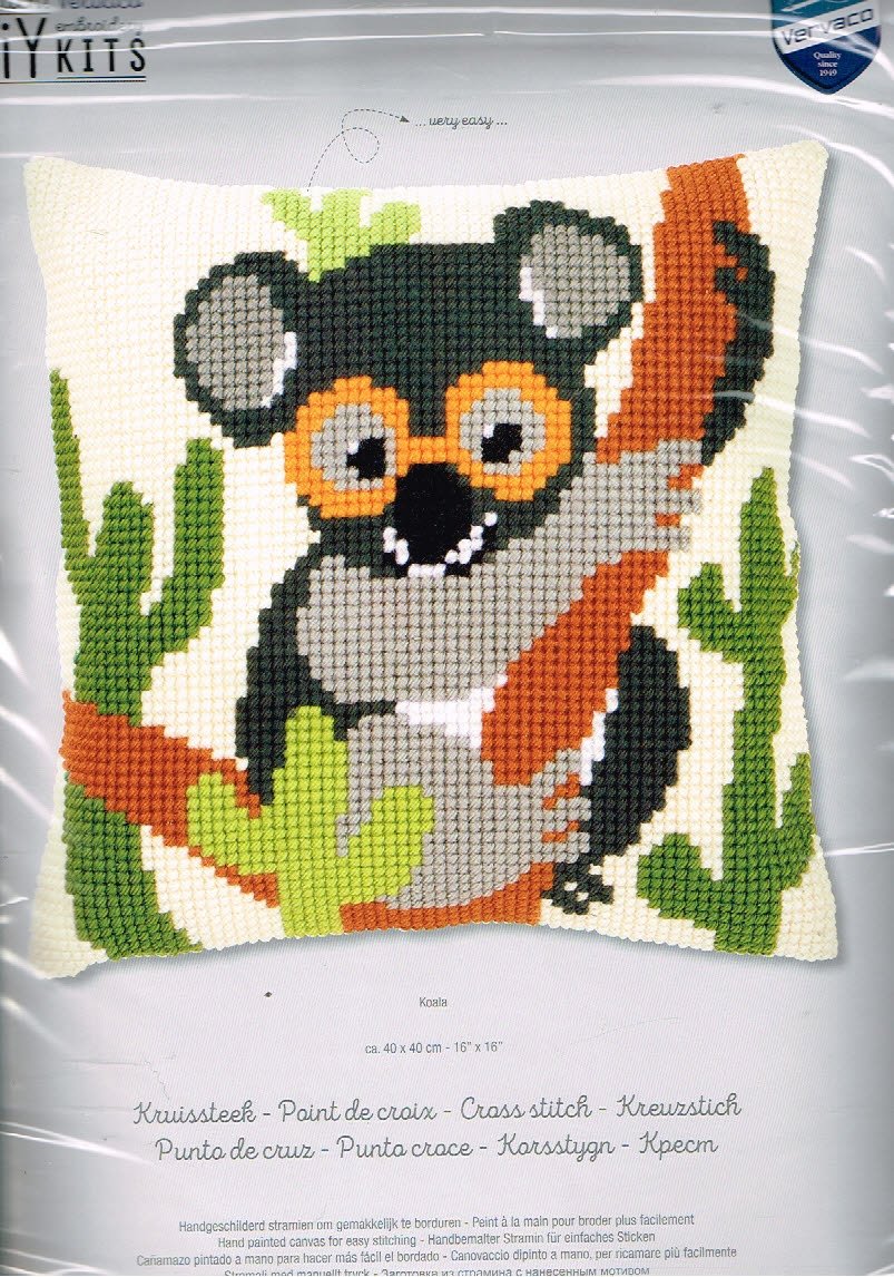 VERVACO BORDUURPAKKET KUSSEN, KOALA - nr. 1