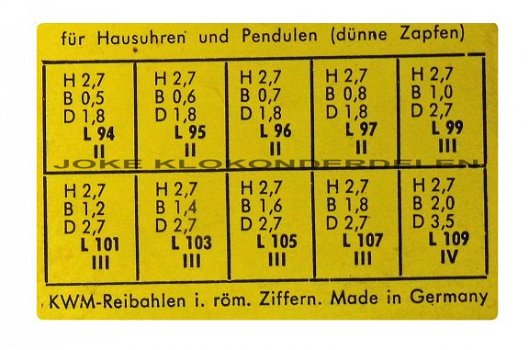 = KWM Bouchons = assorti =41097 - 1