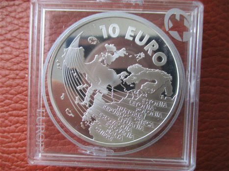 Spanje 2004 Zilveren 10 euro PROOF opl 50.000 - 0