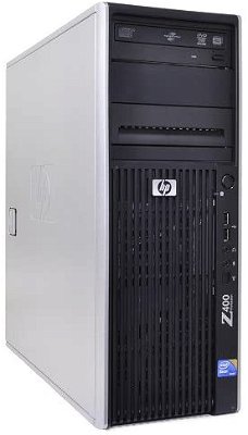  HP Z400 Workstation W3550 3.0GHz 8GB DDR3, 128GB SSD + 1TB HDD/DVDRW Quadro 2000 Win 10 Pro