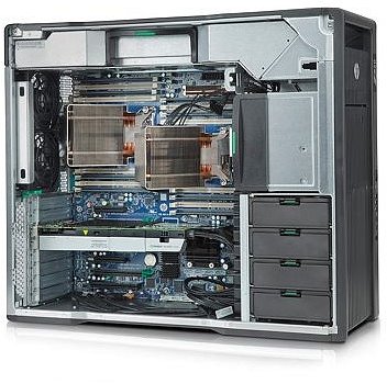 HP Z820 Workstation 2x Intel Xeon 12C E5-2697 V2 2.70Ghz, 64GB 8x8GB, 250GB SSD + 4TB HDD SATA - 4