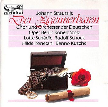 Rudolf Schock - Johann Strauß - Stolz, Hazy, Schmitt-Walter,‎– Der Zigeunerbaron (CD) - 0