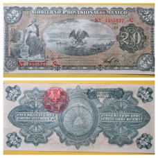 Mexico 20 Peso 1914 VERA CRUZ #S1110b aUNC  
