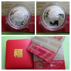 Royal Australian Mint 1 dollar Year of the Rooster 2017Proof 