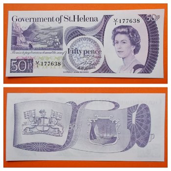 Sint Helena 50 Pence P 5a ND (1979) UNC - 0