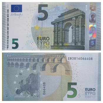 Belgie 5 Euro 2013 Draghi Z003 UNC - 0