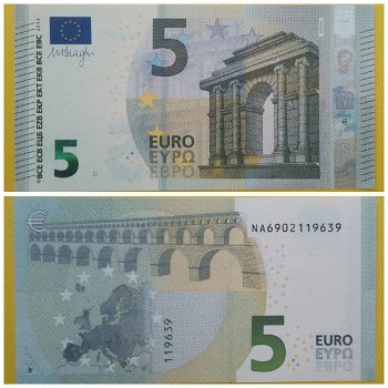 Oostenrijk 5 Euro 2013 #E020n-N004 Draghi Unc NA6902119639 - 0