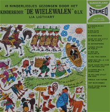 Kinderkoor "De Wielewalen" ‎– 49 Kinderliedjes Kinderkoor "De Wielewalen" o.l.v Lia Ligthart  (LP)