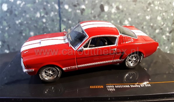 Ford Mustang Shelby GT 350 1965 rood 1:43 Ixo - 0
