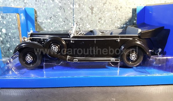 Mercedes 770 (w150) cabrio zwart 1:18 MCG - 0