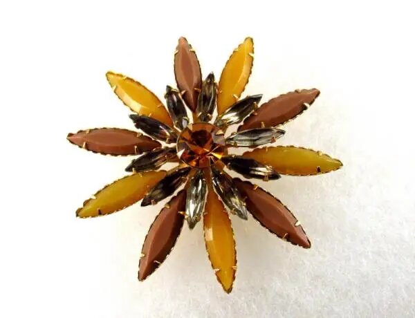 Mooie, grote vintage broche - Afbeelding 2