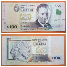 Uruguay 100 Pesos Urug. P-95 2015 (2018) UNC  