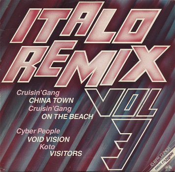 Italo Remix Vol. 3 ( Vinyl/12 Inch MaxiSingle) - 0