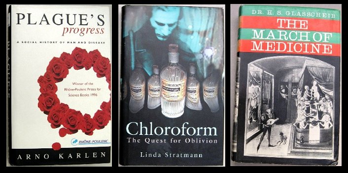 [Medisch ziekten] 3 boeken oa Chloroform Plague's Progress - 0