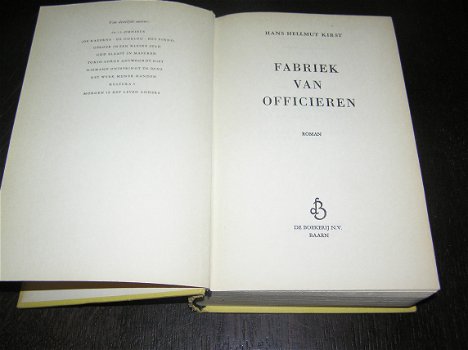 Fabriek van Officieren -Hans Hellmut Kirst - 2