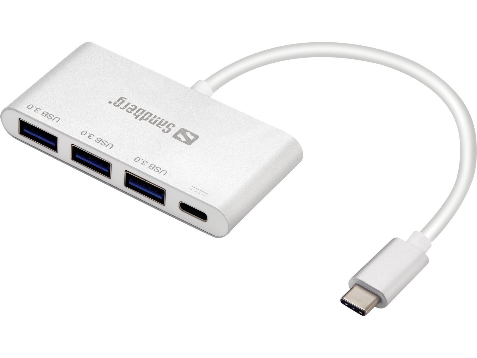 USB-C to 3x USB 3.0 Hub + PD - Afbeelding 2