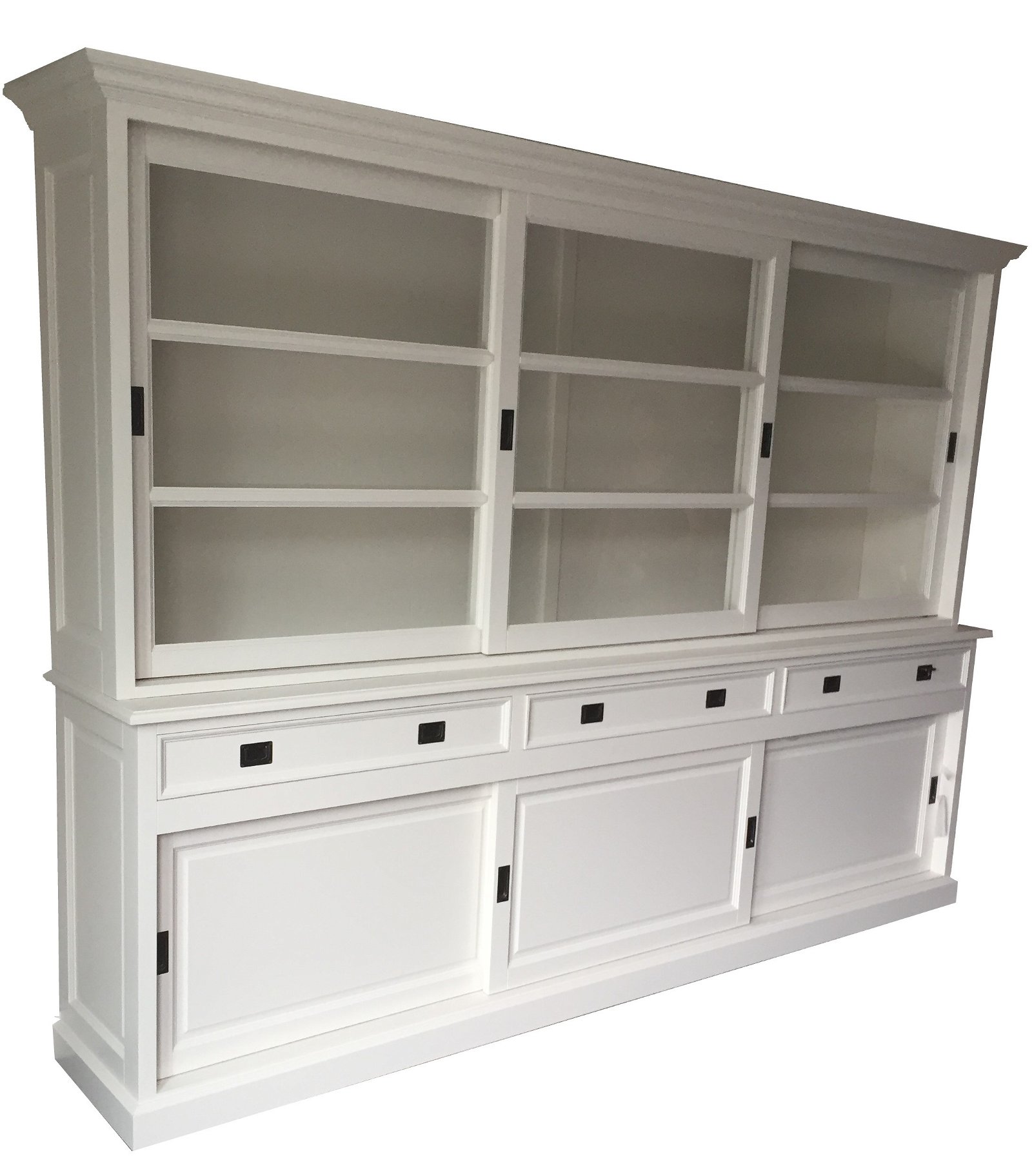 Buffetkast Haastrecht wit - wit 300 x 50/40 x 220cm - nr. 1