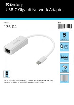 USB-C Gigabit Network Adapter