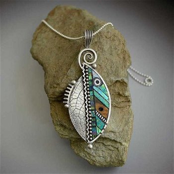 Boho Blad Ketting - 0