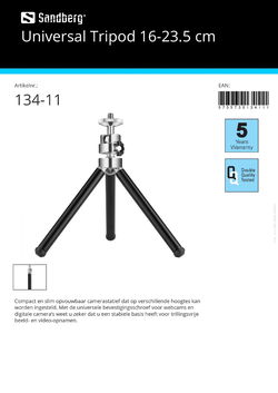 Universal Tripod 16-23.5 cm statief voor webcams en camera