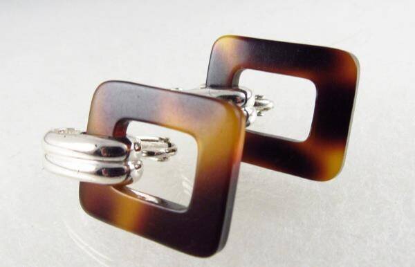 Mooie, vintage clips met schildpadmotief - Afbeelding 2