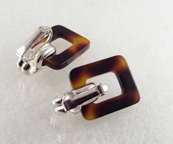 Mooie, vintage clips met schildpadmotief - Afbeelding 4
