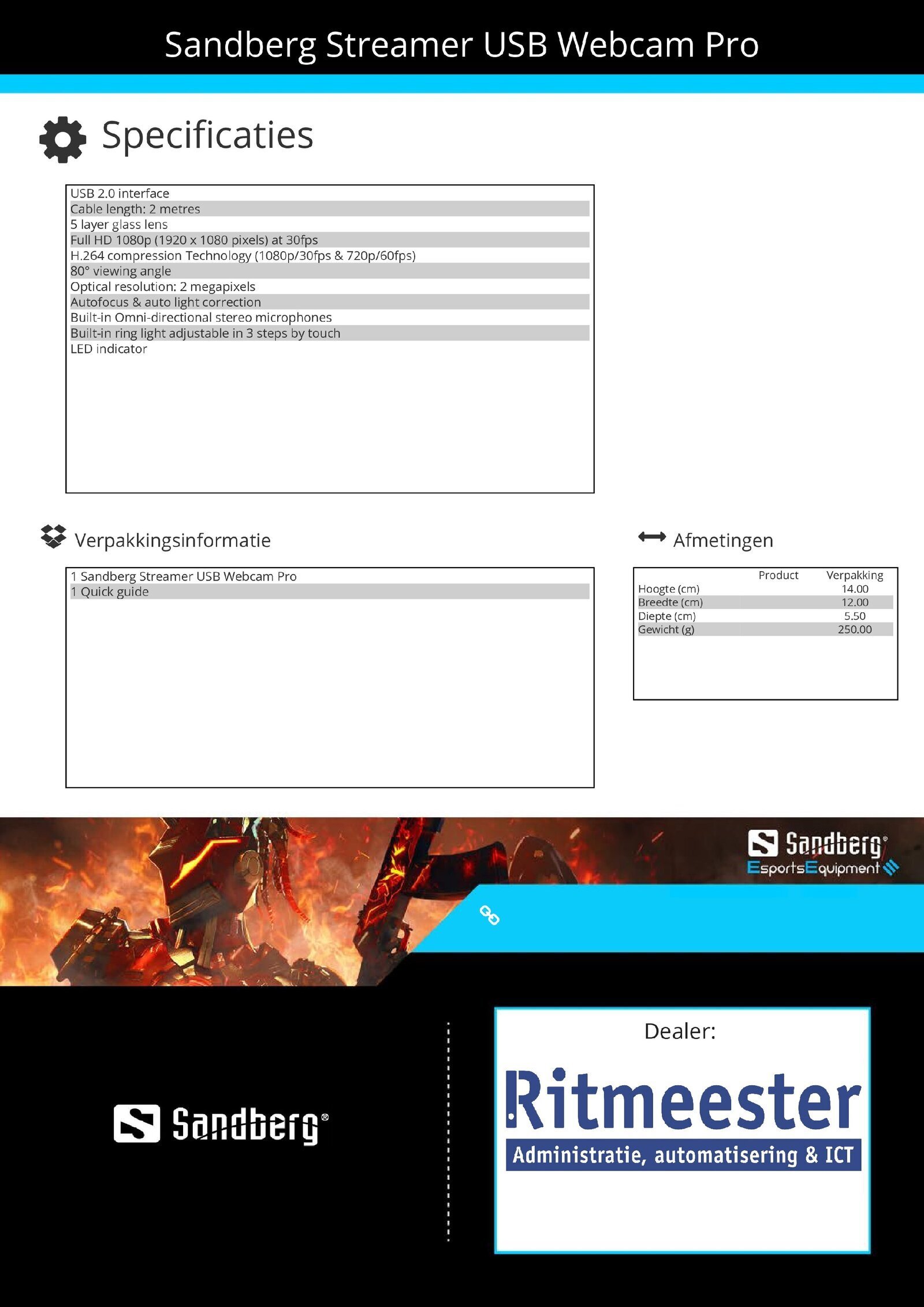 Streamer USB Webcam Pro 1080P Full HD perfecte webcam voor streamen, gamen en gewoon online praten - Afbeelding 3