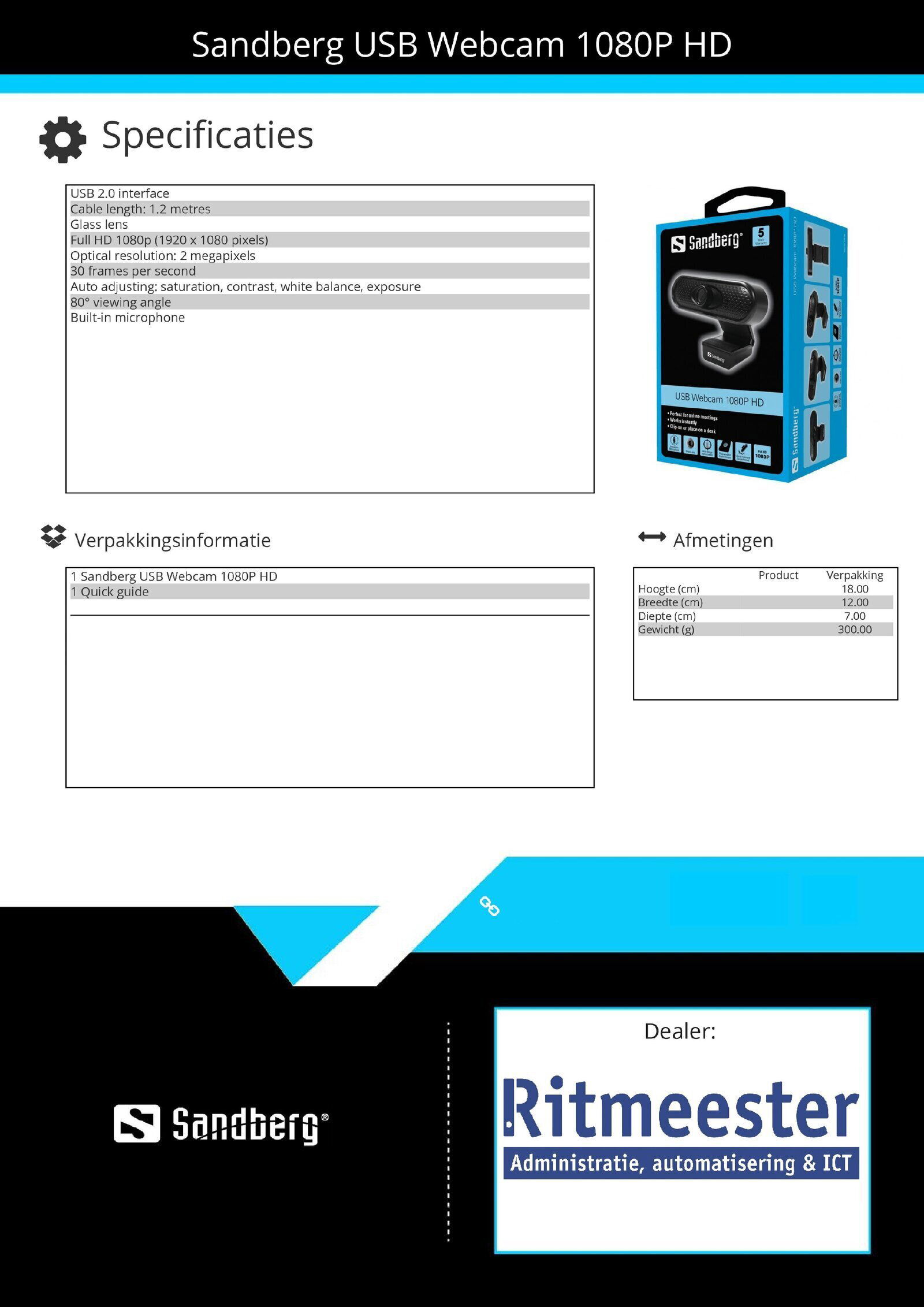 USB Webcam 1080P HD scherp en helder beeld dankzij de full HD 1080p-resolutie - Afbeelding 3