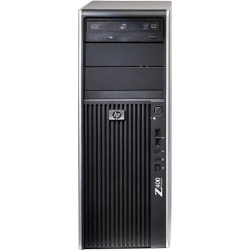 HP Z400 Workstation W3520 2.66GHz 8GB DDR3, 128GB SSD + 1TB HDD/DVDRW Quadro 2000 Win 10 Pro - 0