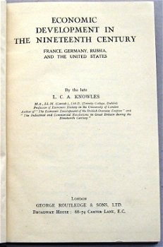 [Economie] 5 boeken o.a. Economic Development 19th Century - 6