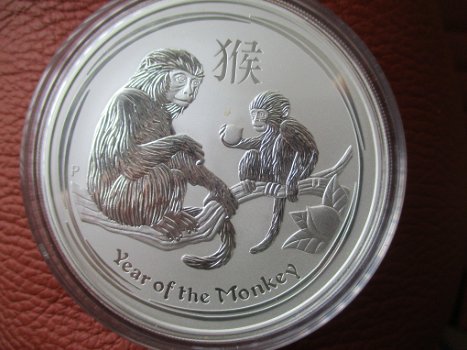 Australie 2016 Lunar II Year of the Monkey 5 oz zilver - 0