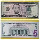 USA 5 Dollar 2009 # P-531 UNC JE67201056A - 0 - Thumbnail
