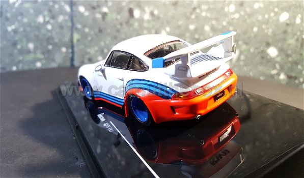 Porsche 911 RWB (993) Martini wit 1:43 Ixo - 2